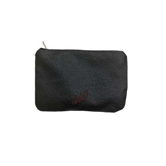 OMO Ostrich Leather Pouch